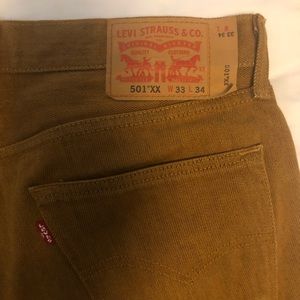 Levi’s 501 XX Jeans. Like New
